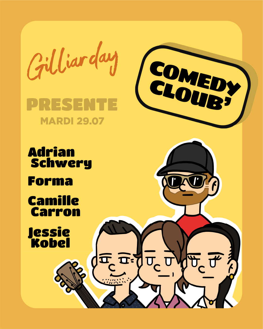 Gilliarday – Comedy Cloub – Post